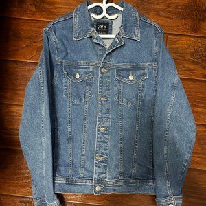 Mens Zara Denim Jean Jacket